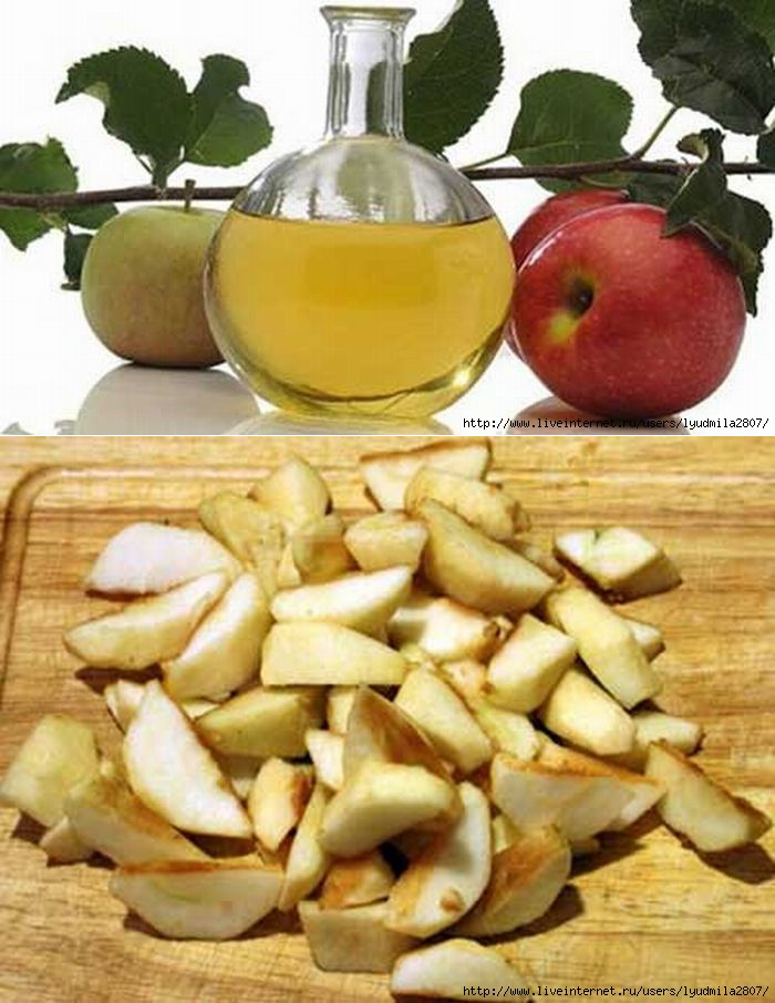 Масло и яблочный уксус
