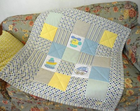 Лоскутное одеяло для новорожденного