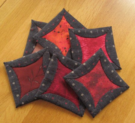Японский пэчворк оригами из ткани