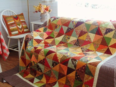 Лоскутное шитье есенинское одеяло