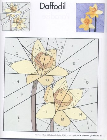 Лоскутное шитье схема цветы схемы