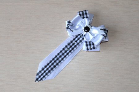 Школьный галстук для девочек своими руками из ленты