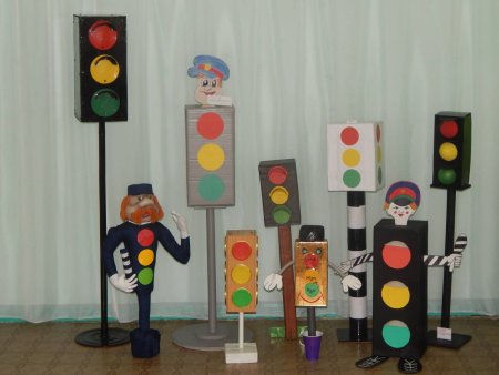 Макет светофора своими руками для детского сада