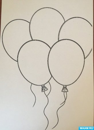 Рисование воздушные шары в младшей группе