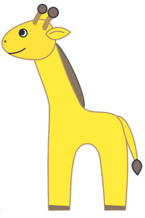 Жираф без пятен
