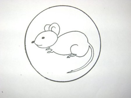 Норка для мышки рисование в младшей группе