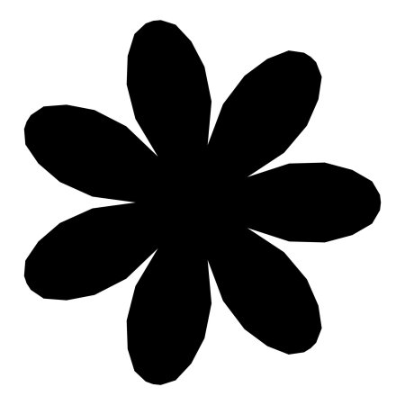Черные цветы для вырезания