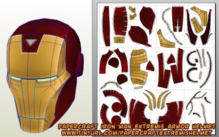 Armor Iron man Extremis Papercraft