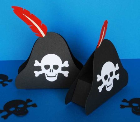 Пиратская шляпа из картона