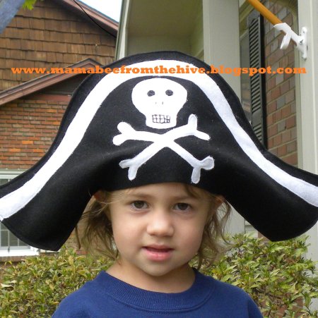 Пиратская шляпа из картона
