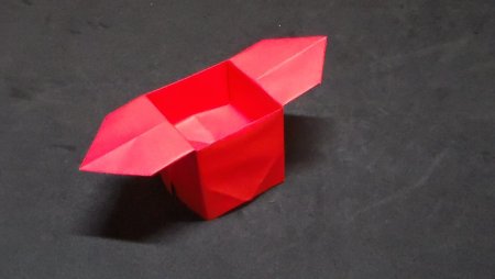 Коробочка санбо оригами