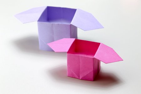 Бумажные коробочки санбо Япония