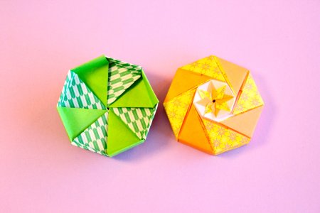 Оригами коробочка для подарка