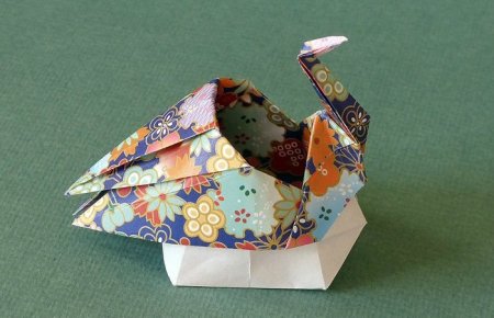Коробочка санбо оригами Япония