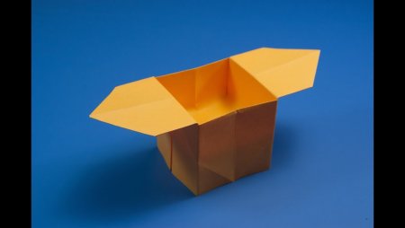 Коробочка копилка оригами