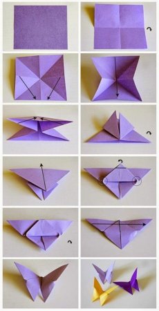 Оригами из бумаги своими руками поэтапно