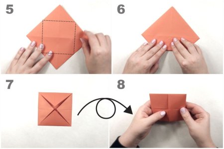 Оригами фонарик
