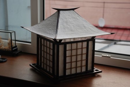 Японский домик светильник
