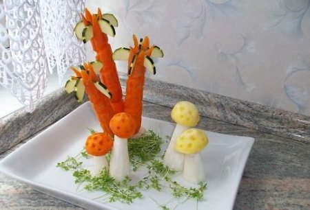 Осенние поделки из морковки