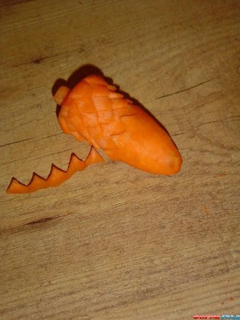 Фигуры из моркови