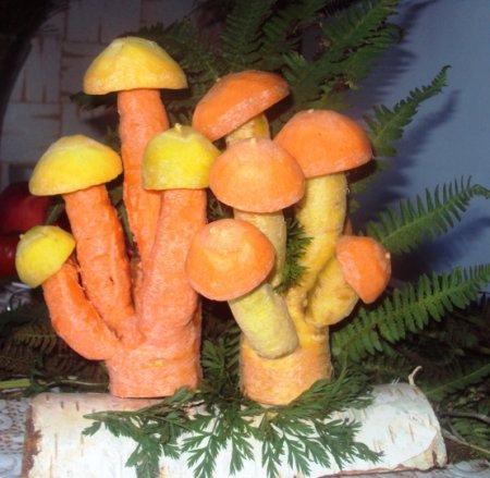 Поделки из морковки
