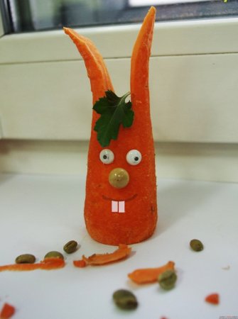 Поделки из моркови для детского сада