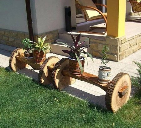 Деревянный декор для сада и двора