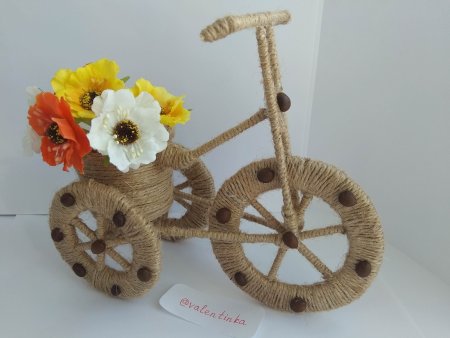 Велосипед из шпагата