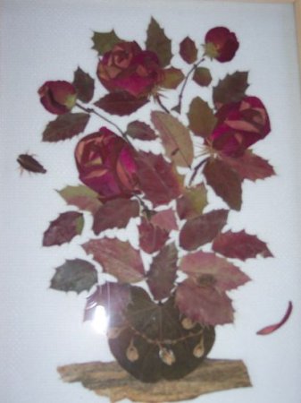 Поделки из засушенных лепестков роз