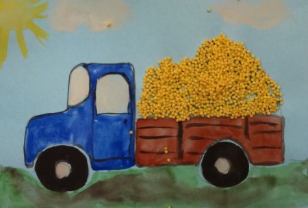 Рисование грузовик в средней группе